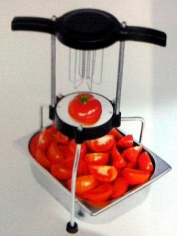 Cortadora fatiadora de Tomates Vertical ? 6 e 8 fatias