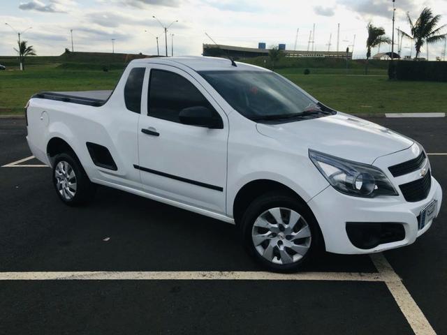Chevrolet Montana 1.4 Ls 8v flex 2013 Vendo, troco e financio - Foto 2