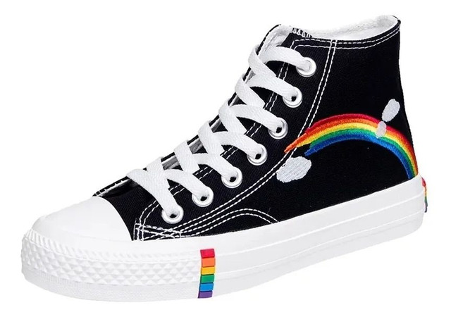 tenis all star arco iris