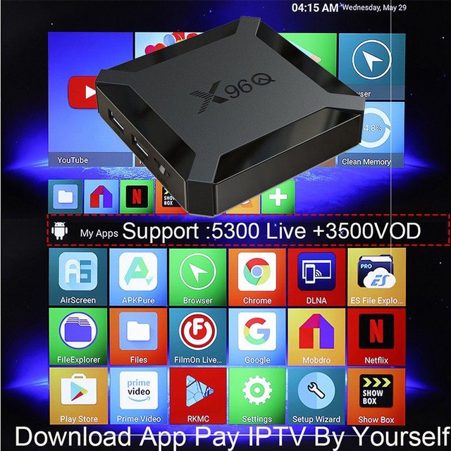 Tvbox X96Q Android tv box transforma tv em smart tv. - Foto 3