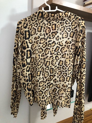 Camisa cropped estampada - Foto 5