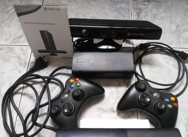 XBOX 360 + Kinect + jogo - Videogames - Piedade, Rio de Janeiro