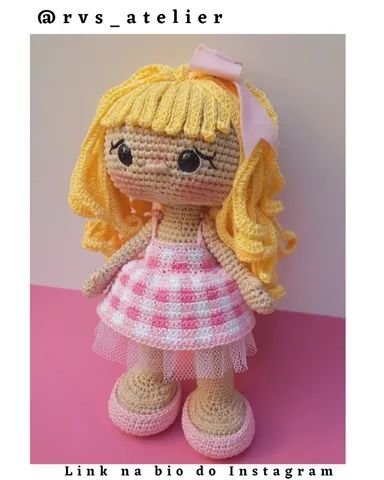 Barbie amigurumi, Crochê