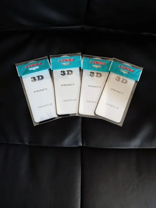 kit 4 películas para smartphone/celular motorola g8 plus novas