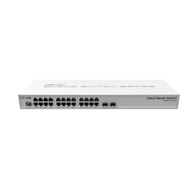 Switch Mikrotik Router 24 Portas Gigabit 2 portas SFP + 10G