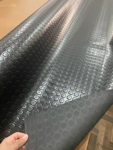 Piso emborrachado moeda 2 mts largura - Foto 2