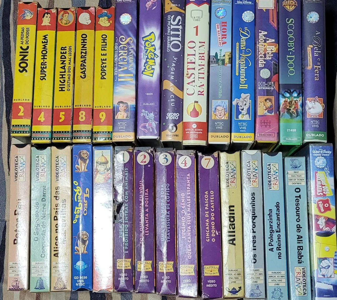 Lote de fitas VHS - Desenhos - Foto 2