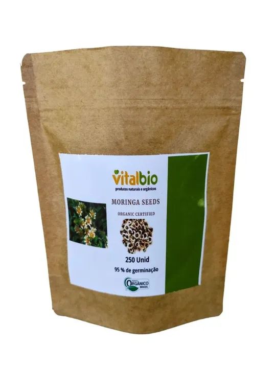 Sementes de moringa orgânica 95% germinacao