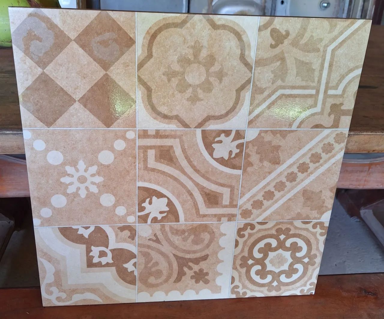 Porcelanato Pamesa 58x58 Park Noce Esmaltado