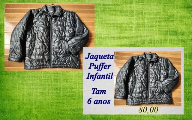 Jaqueta infantil 6 anos