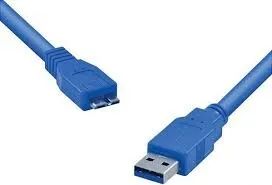 Cabo Usb-a M X Micro Usb-b Superspeed 3.0 80 Cm - Hd Externo Cor Preto