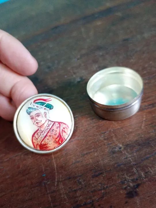 Porta Anel Indiano Espessurado a Prata - Foto 4