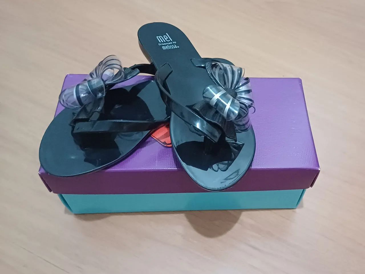 Chinelo Mini Melissa Original Mel Harmonic Sweet II - Foto 2