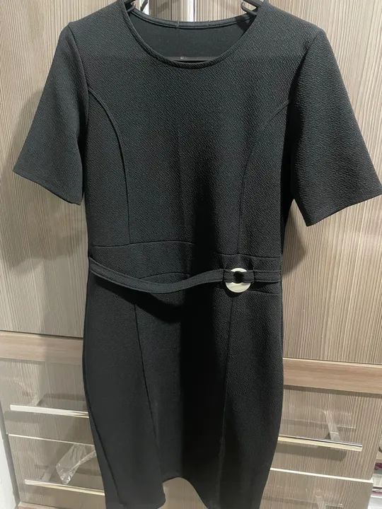 Vestido Midi Preto Marisa!BAIXOU!
