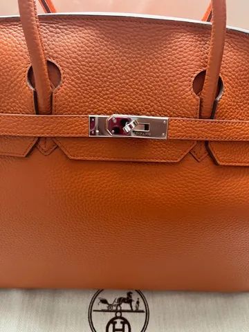 Bolsa Hermès Birkin 35 Epsom Orange - Foto 5