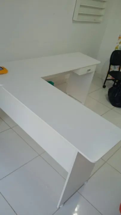 Promoção Mesa em L Branco- PL769   