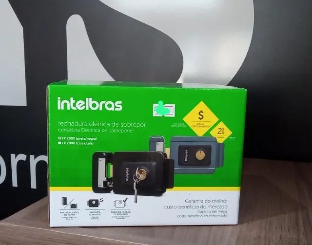 Fechadura Elétrica De Cilindro Fixo Intelbras Fx 2000 