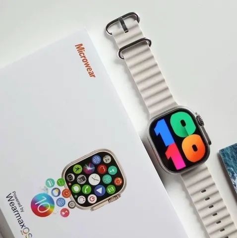 Smartwatch W69 Ultra Max  +  5 Brindes com  tela  Amoled e  2gb de memória interna - Foto 4