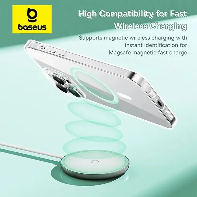 Capa Magsafe + película Baseus para iPhone 15 Pro Max - Foto 2