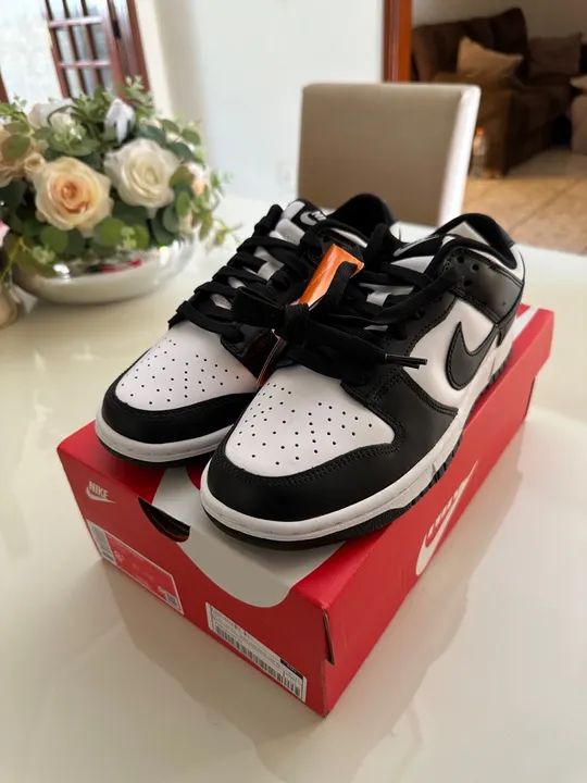 Nike Dunk Low Retro Black/White 2021 tam 40 - Foto 2