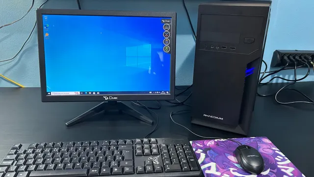 Computador completo Intel i5 3470 8gb ssd nvme 256 monitor 19