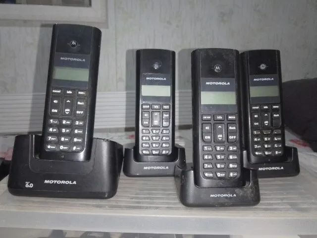 Telefone sem fio com ramais Motorola NEO50 