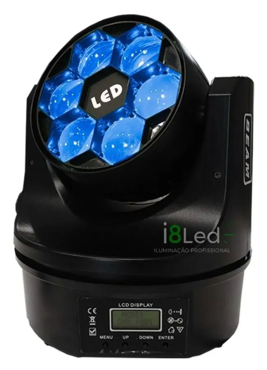 MOVING BEE EYES 6 LEDS 15W RGBW - Foto 5
