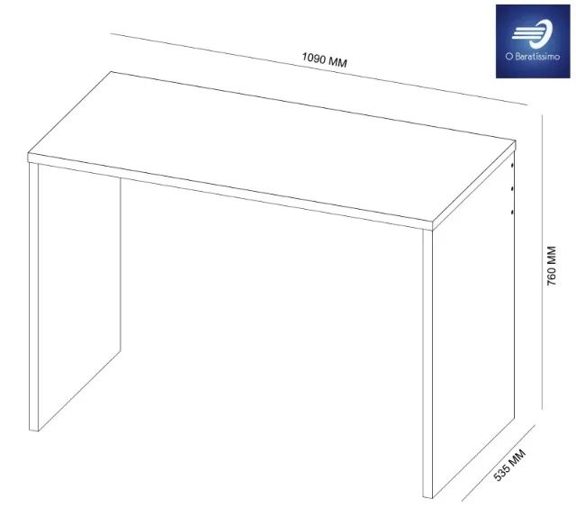 Escrivaninha Office Compacta - Foto 5