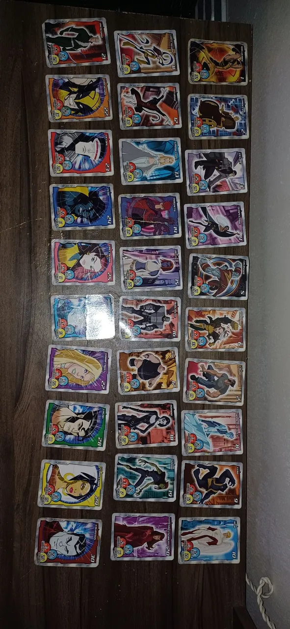 Cartas de X-Men Evolution - Coleção Elma Chips