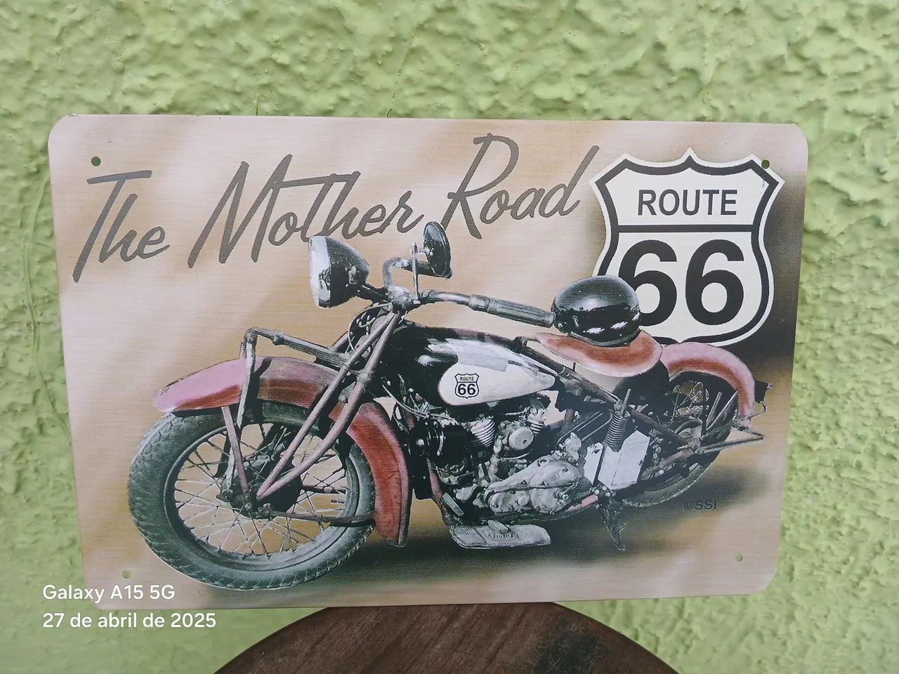 Placa Decorativa em lata 