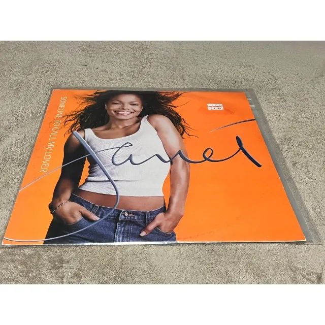 VINIL SINGLE 12'' JANET JACKSON - SOMEONE TO CALL MY LOVER - CDs