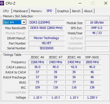 Memoria Ram Pichau Velvet, 16GB, DDR5, 5600MHz, C38 - Foto 4