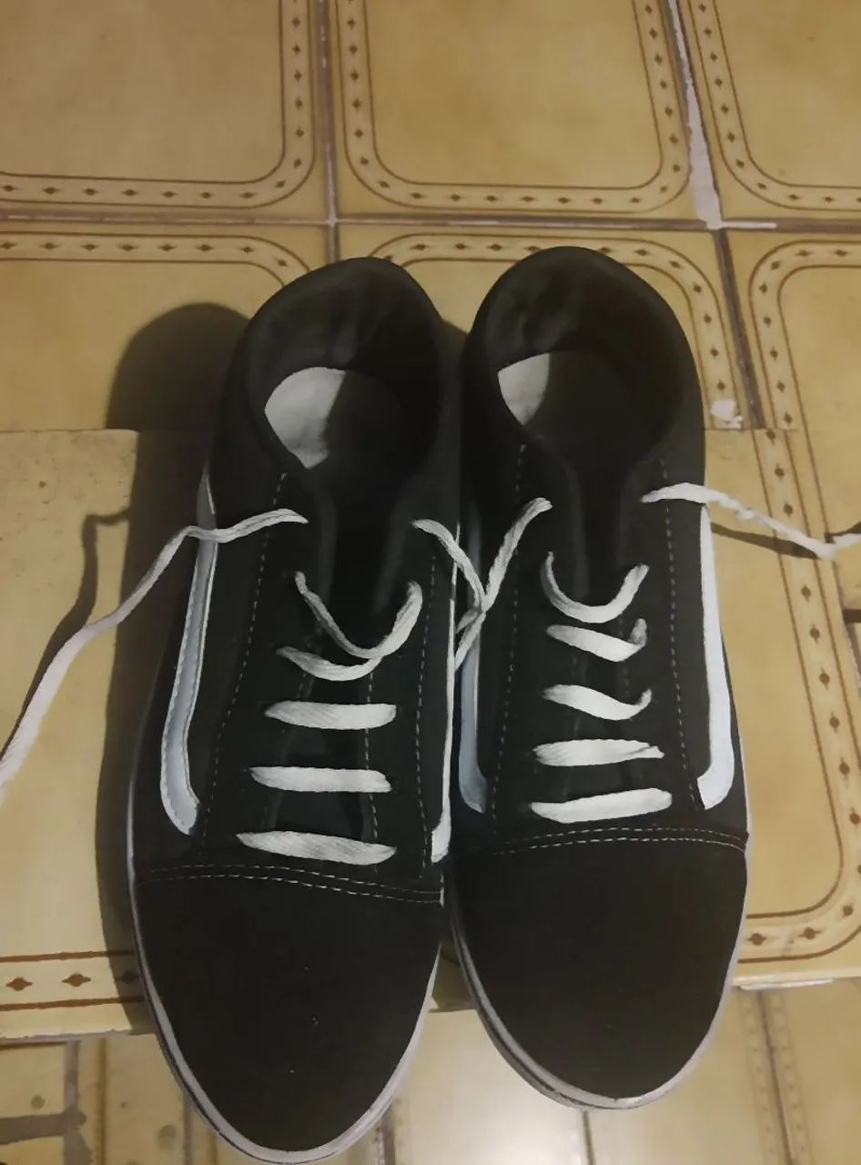 Tênis Vans Off The Wall Preto - Foto 2