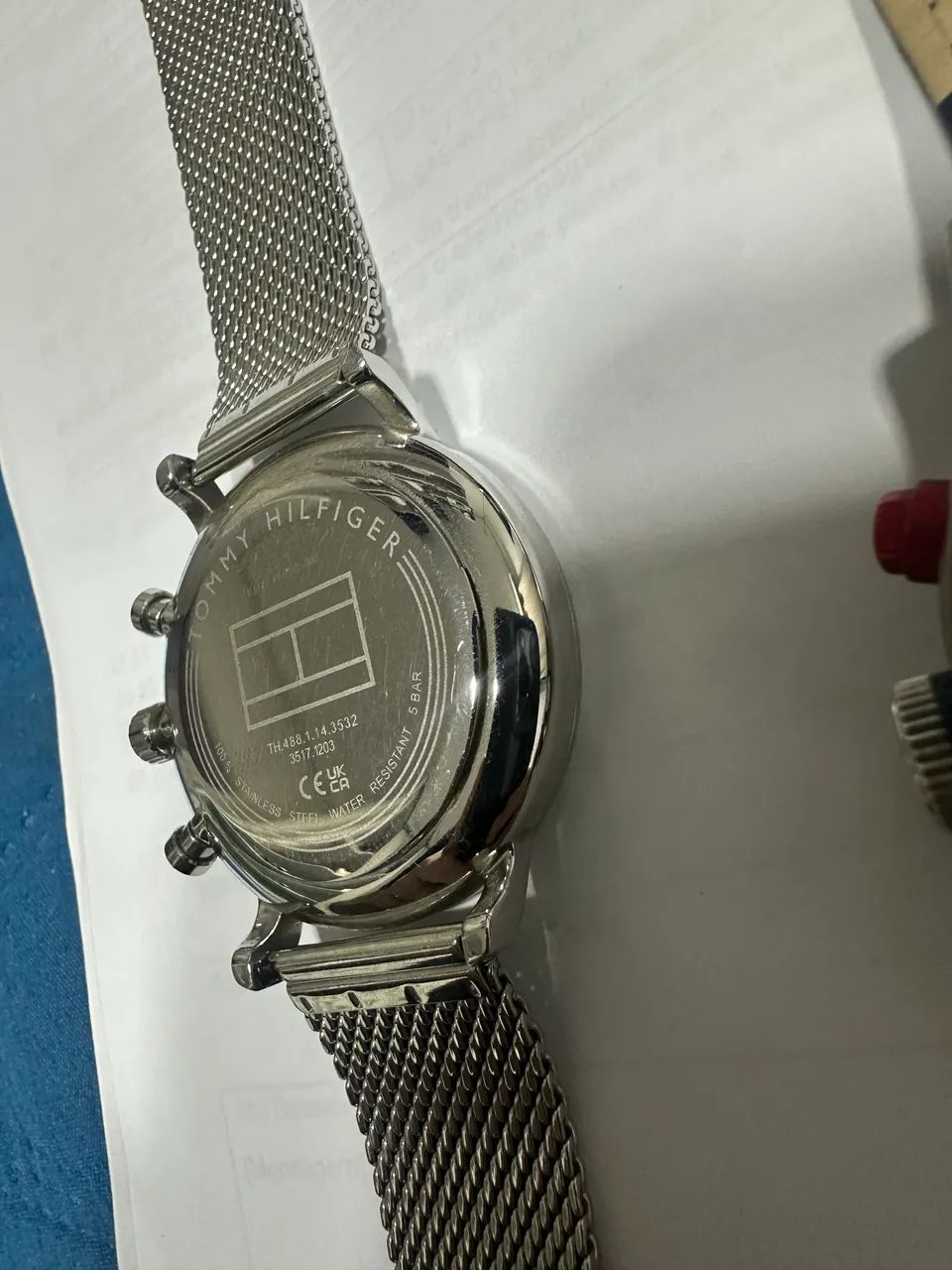 Relógio Tommy Hilfiger Masculino Aço Prateado - Modelo 1710567 - Foto 3
