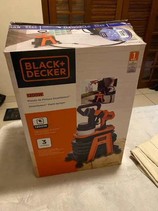 Pistola de Pintura Black+Decker SmartSelect 1200W