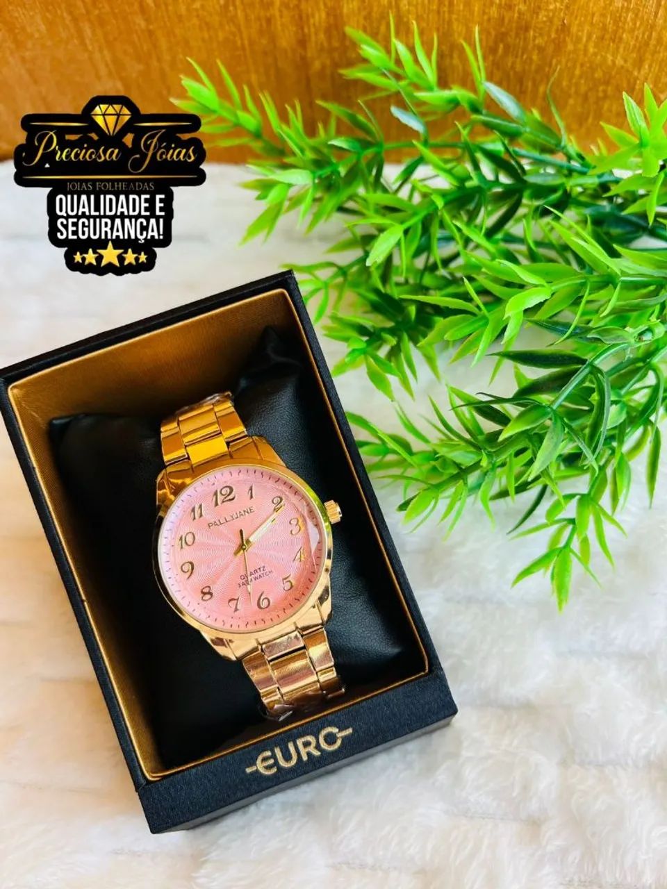 Relógio elegante feminino resistente a água pallyjane - Foto 5