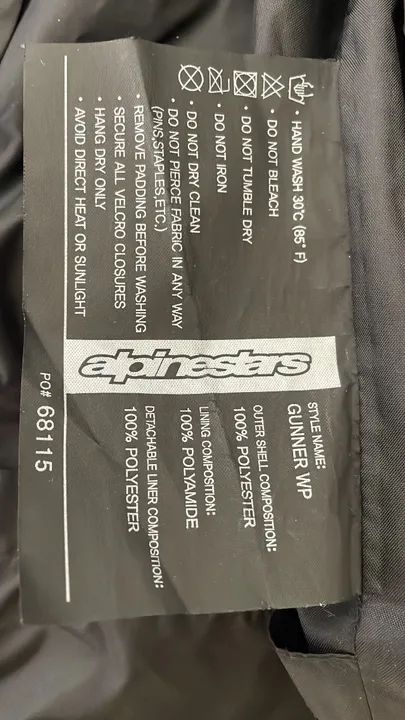 Jaqueta Moto Alpinestars M GUNNER WP Original - Foto 4