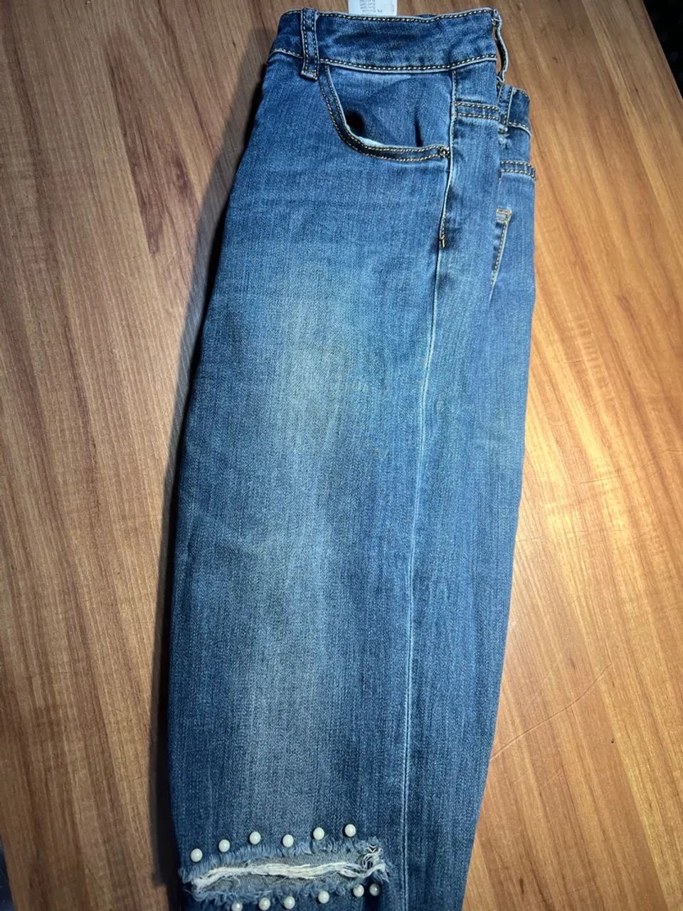 Calça jeans feminina tamanho 36 - Foto 2