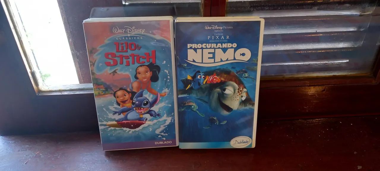 Vhs Lilo & Stitch e Procurando Nemo - DVD
