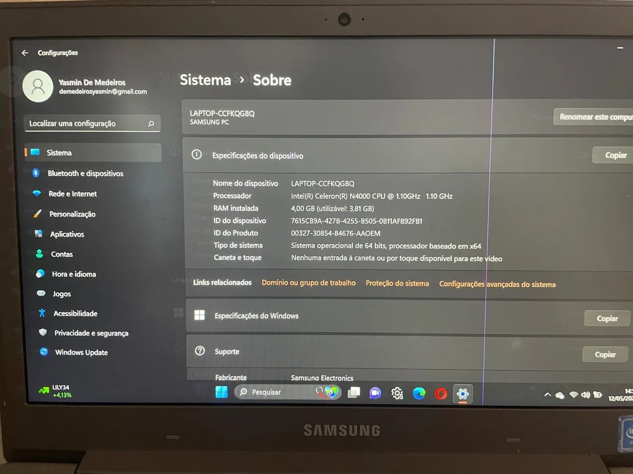Notebook Samsung Flash F30 - Para Estudos - Foto 3