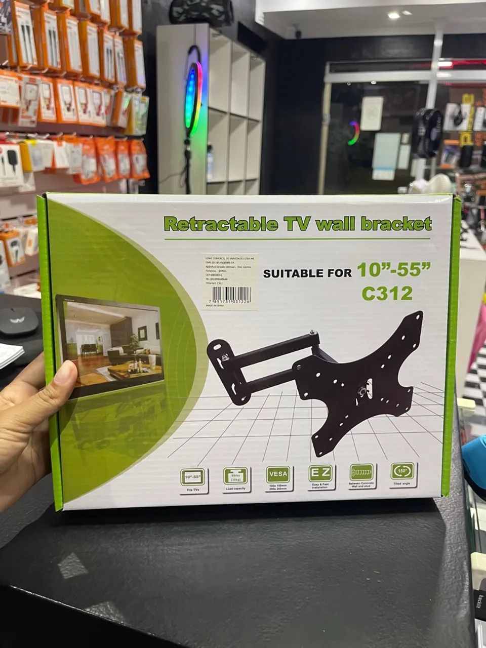 Suporte para tv Articulado 10 a 32 polegadas Resistente- Fazemos Entregas 