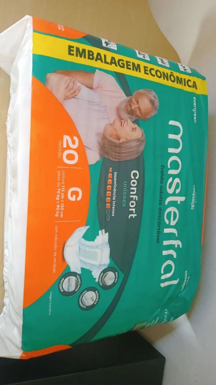 Fraldas Geriátricas Premium Master Confort G - Pacote com 26 unidades - Foto 3