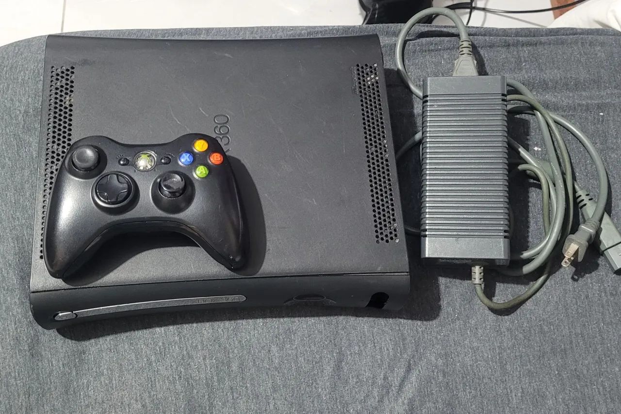 Xbox 360 FAT (LTU) funcionando perfeitamente  - Foto 3
