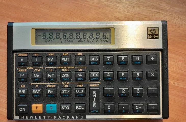 Calculadora HP-12C c/ manual - Foto 3