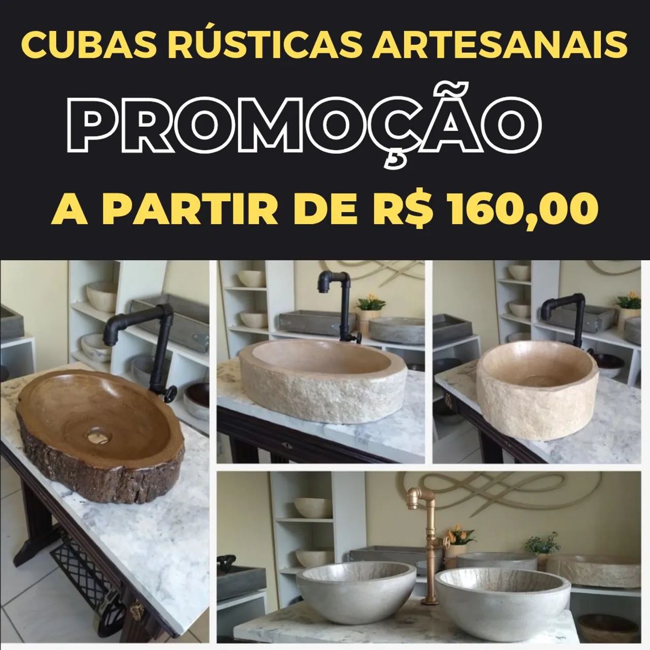 Mega promotion of rustic bathroom and washbasin sinks