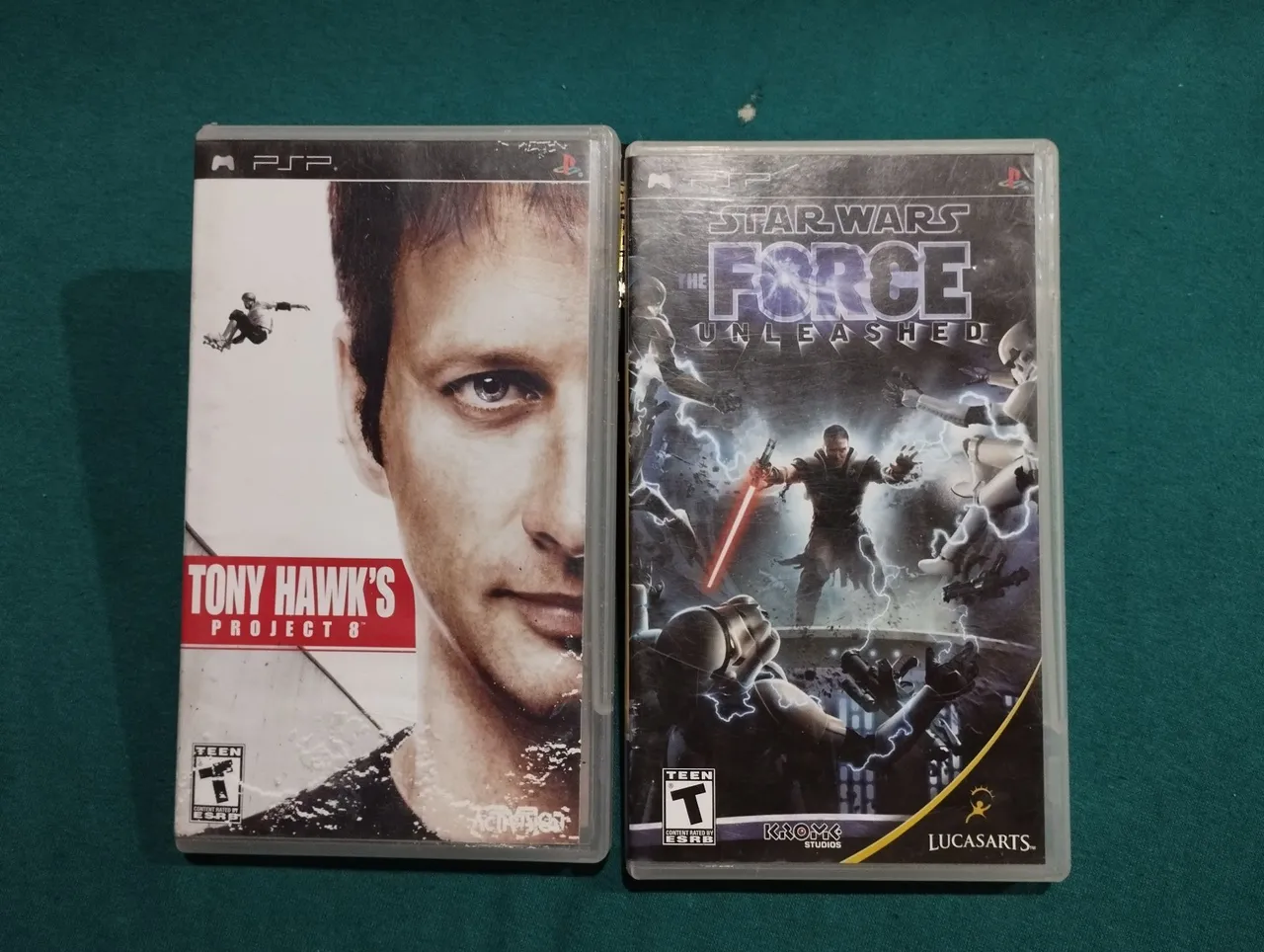 Jogos PSP - Tony Hawk's Project 8 e Star Wars: The Force Unleashed