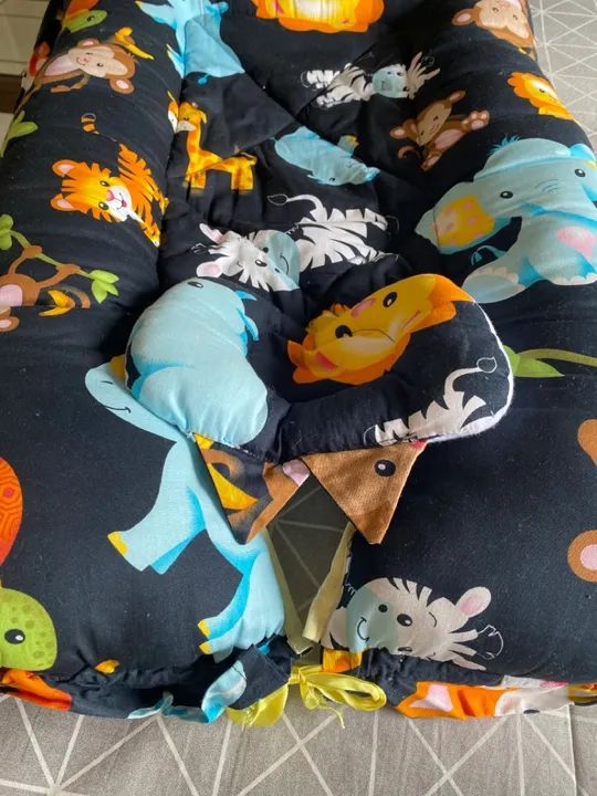 Ninho para Bebê com Desenhos de Animais - Foto 3