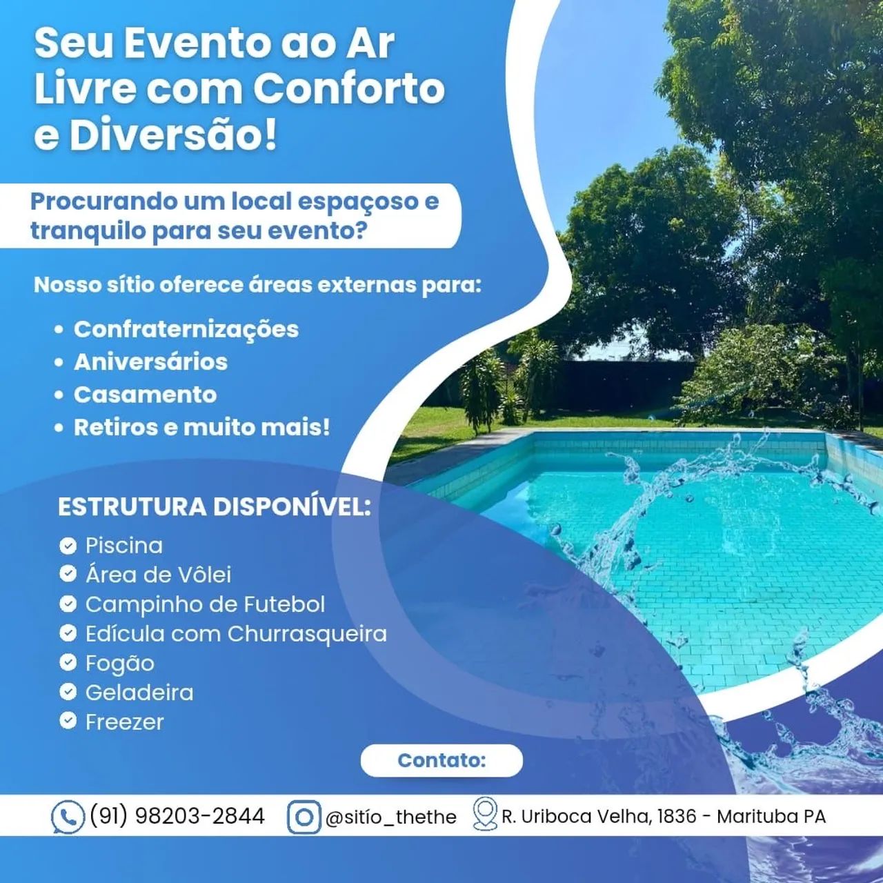 ALUGUEL SÍTIO THE THE