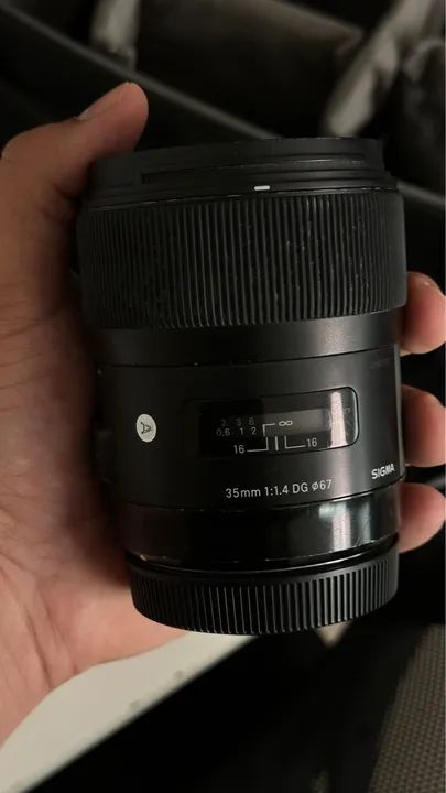 Sigma art cânon 35mm 1.4 