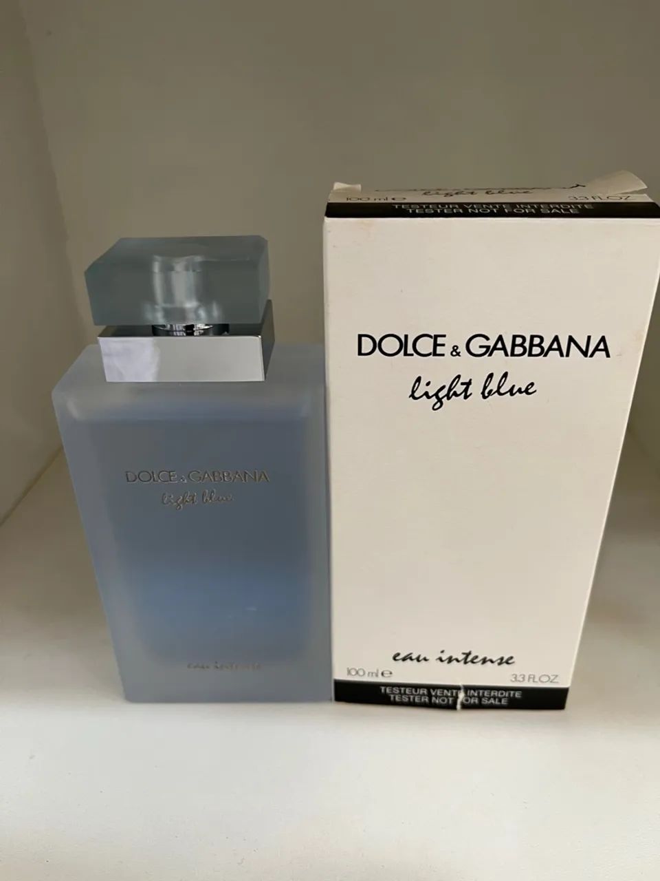 Perfume Tester Light Blue eau intense 100ml Dolce & Gabbana 